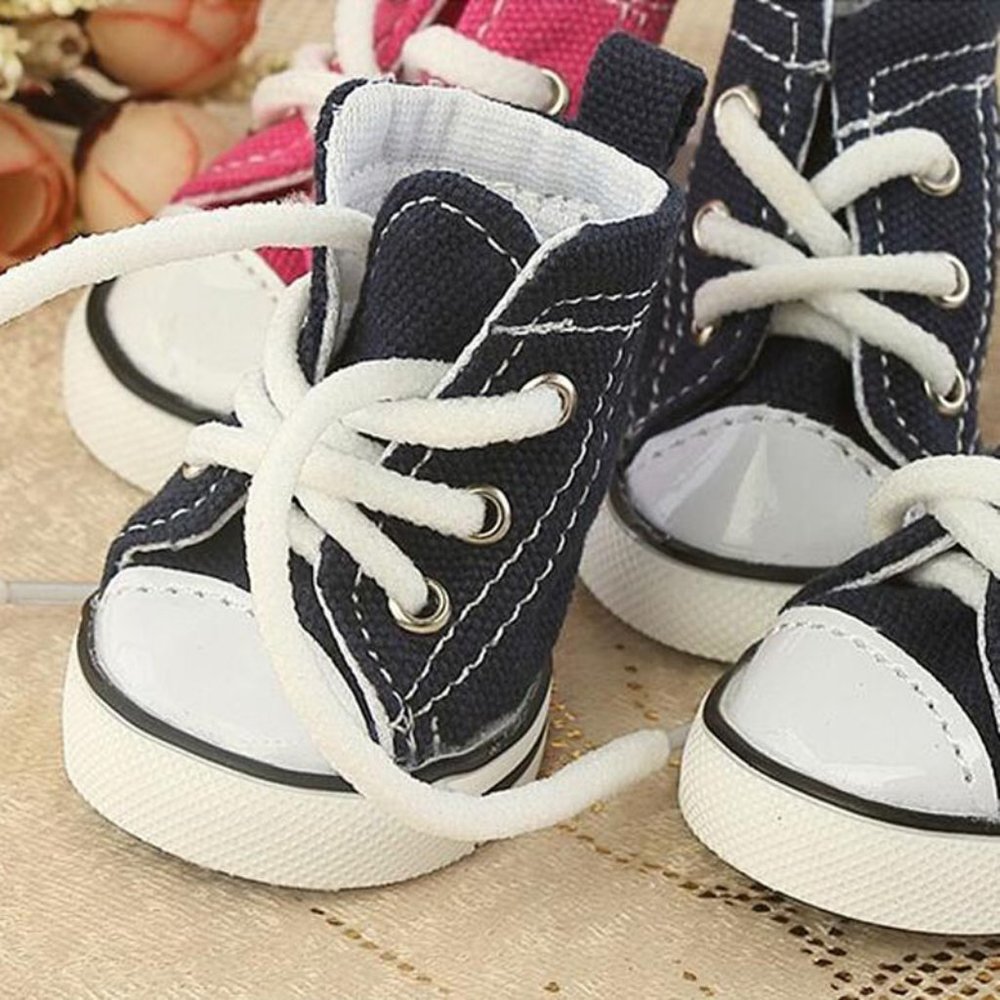 Small Dog Casual Non-slip Sports Boots Puppy Canvas Shoes (Dog and Cat) … - Picture 3 of 7